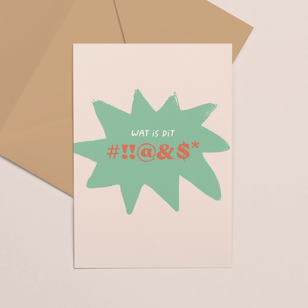 Gekleurde kaart Wat is dit