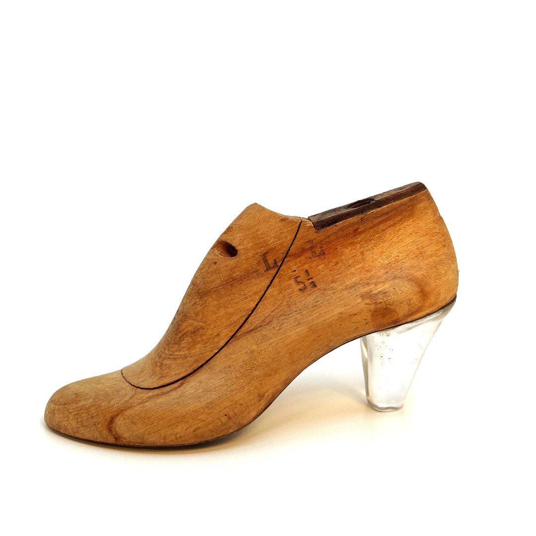 Vintage schoenleest met hak | dames model