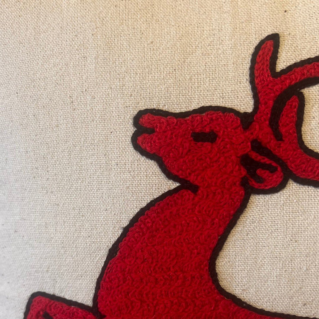 Kerst Thema Geëmbroideerde Kussenslopen met Vezelvulling – 100% Katoen