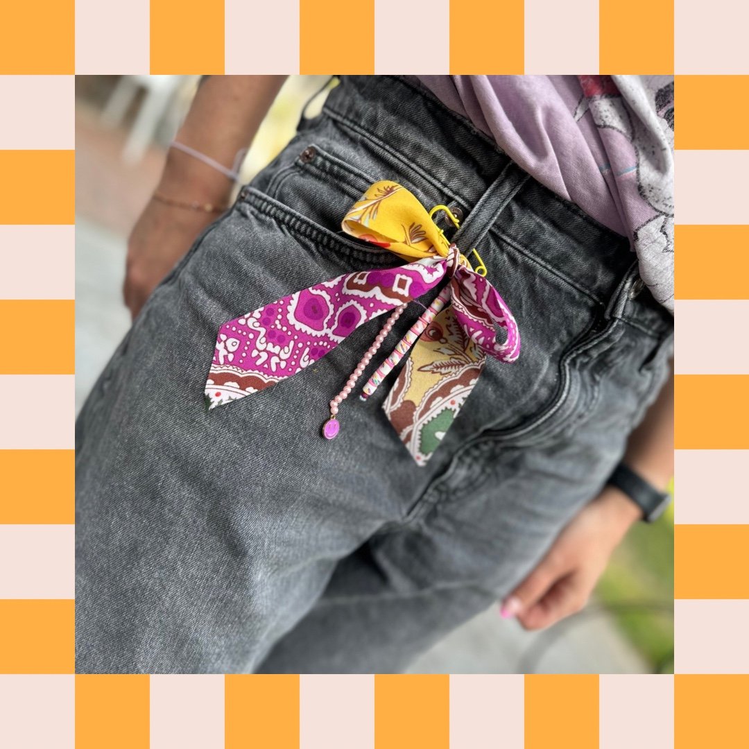 Broche "On Trend" deze Paisly print. - 95765 Broche "On Trend" deze Paisly print.