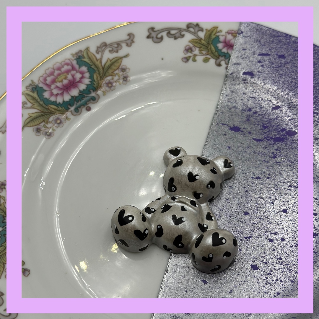 Vintage funky wandbordje "LOVE teddy" - 96050 Vintage funky wandbordje "LOVE teddy"