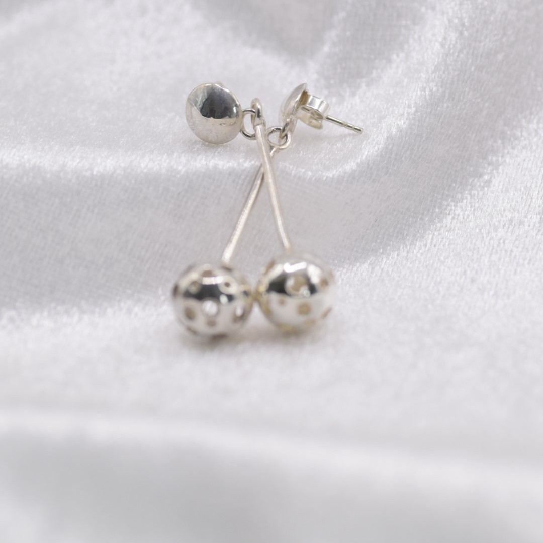 Speelse zilveren oorbellen – unieke eyecatcher - 106593 Speelse zilveren oorbellen – unieke eyecatcher