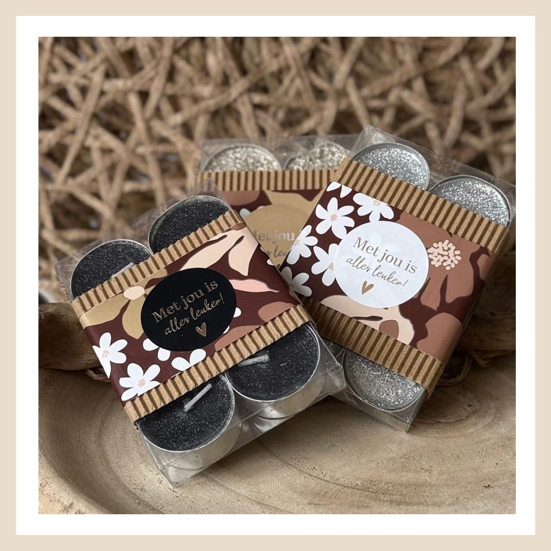 Waxinelichtjes | Met jou is alles leuker