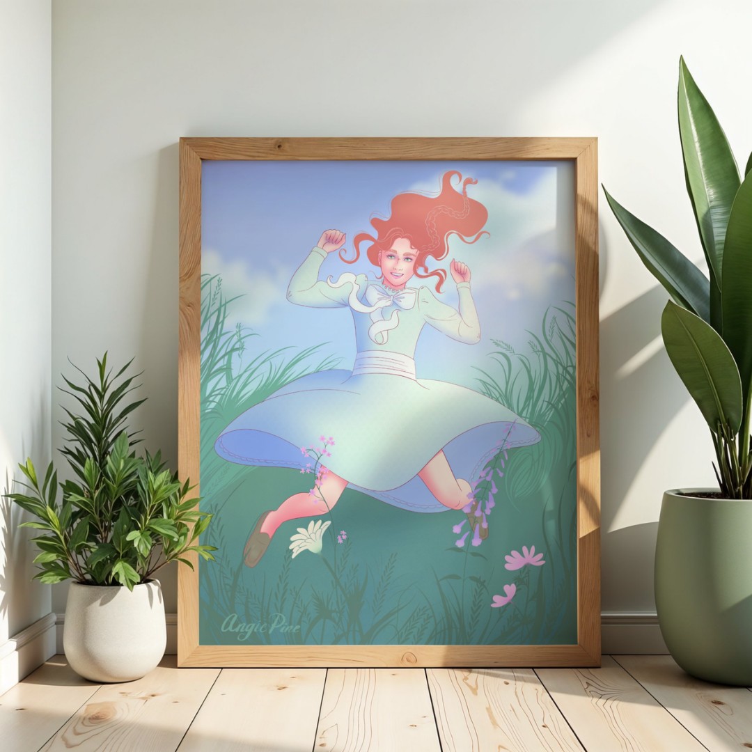 🌳 Anne of Green Gables, boekillustratieposter 40 x 50 cm