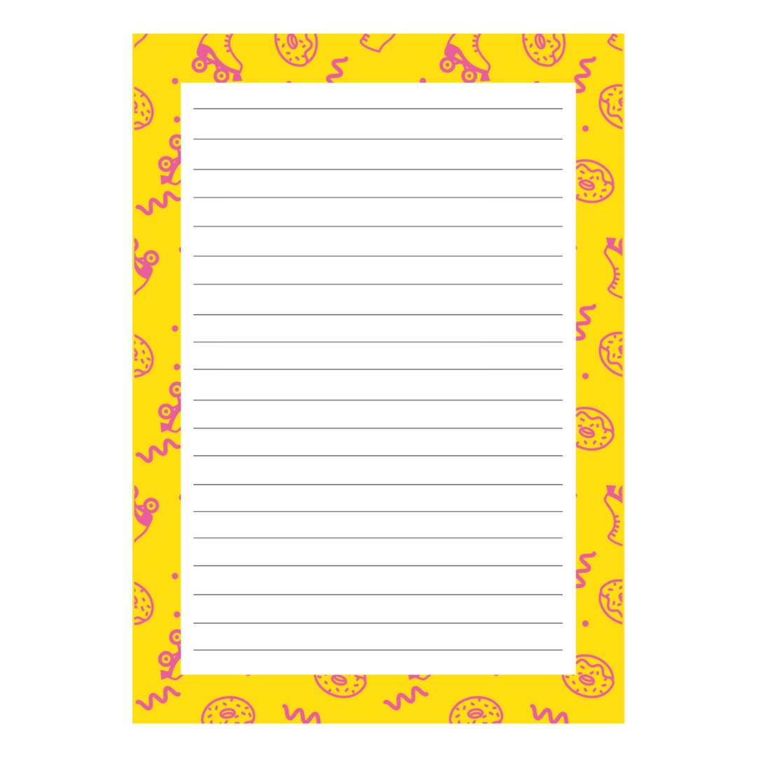 Notitieblok – Happy days - 119287 Notitieblok – Happy days