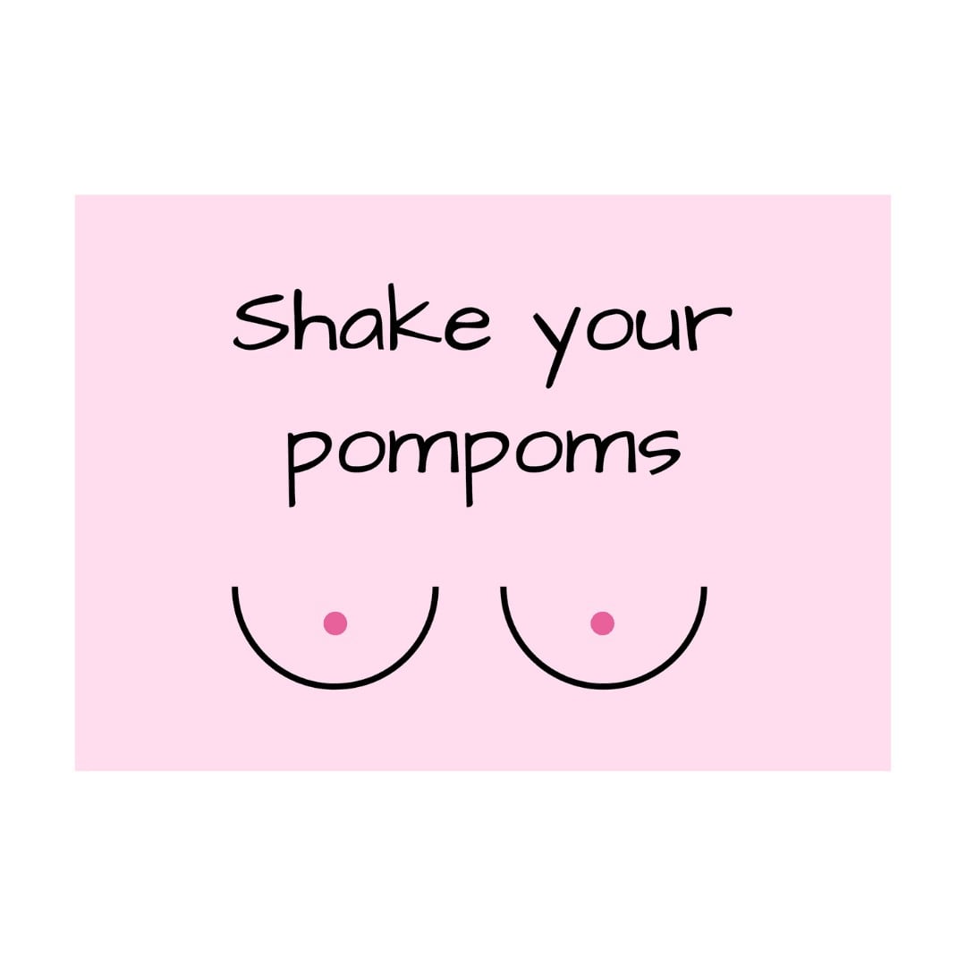 Poster A5 – Shake your pompoms