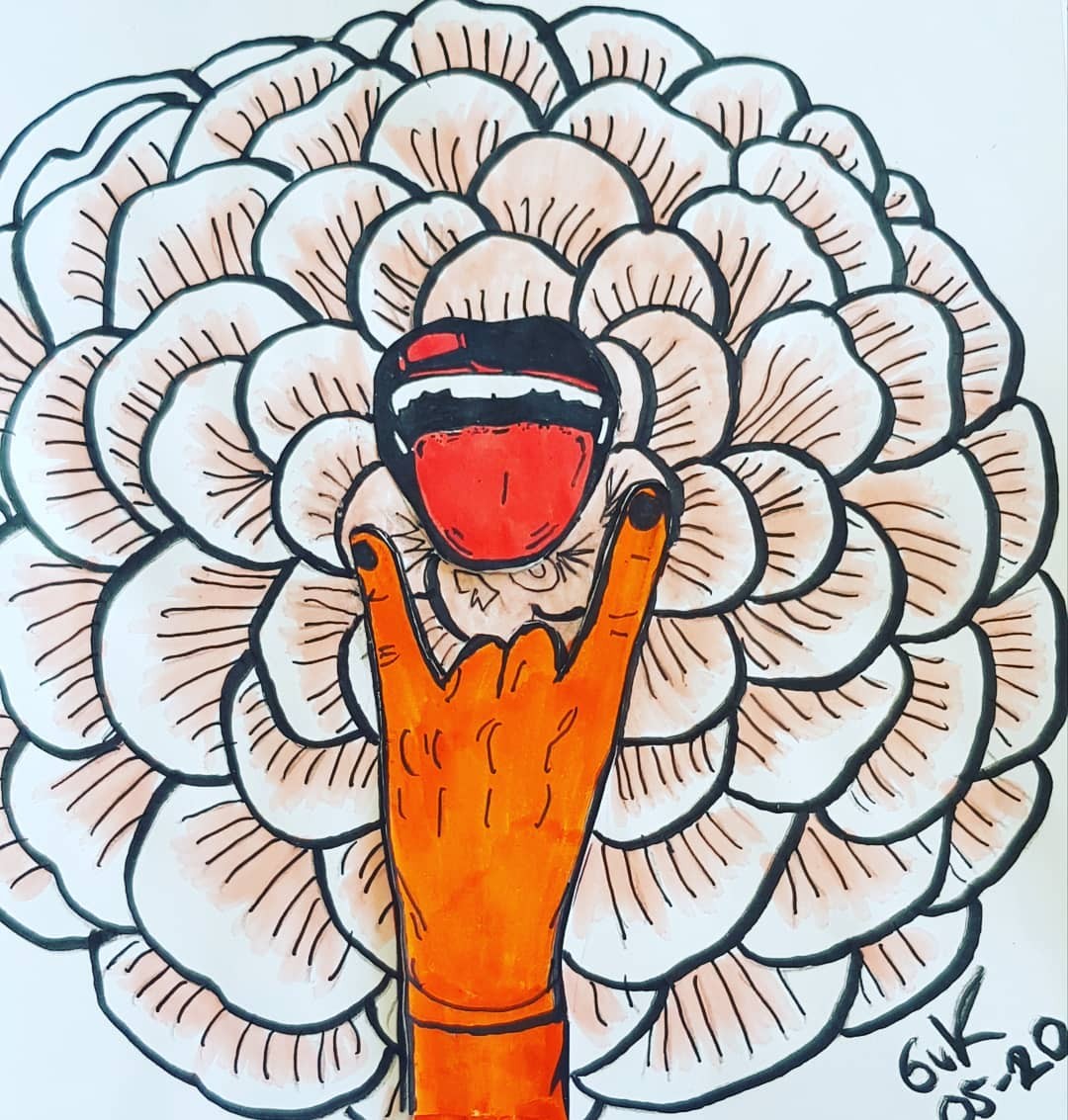 Kunst print, Eco materiaal, Handgemaakt, Uniek stuk! = Definitie van … - 109246 Kunst canvas print, Eco materiaal, Uniek stuk! = Definitie van Schoonheid: Schijt hebben (canvas, 100x100)