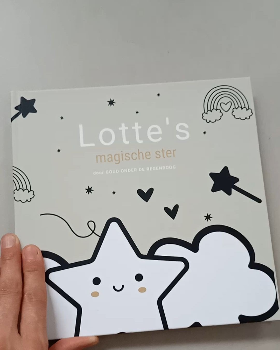 Troostster – mini ster van dierbare kleding met naam of datum