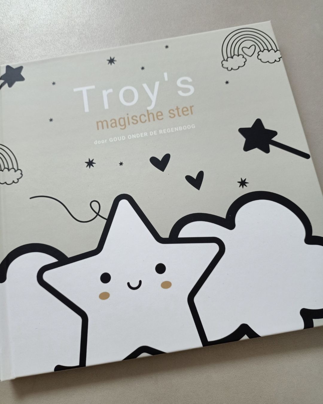 Troostster – mini ster van dierbare kleding met naam of datum