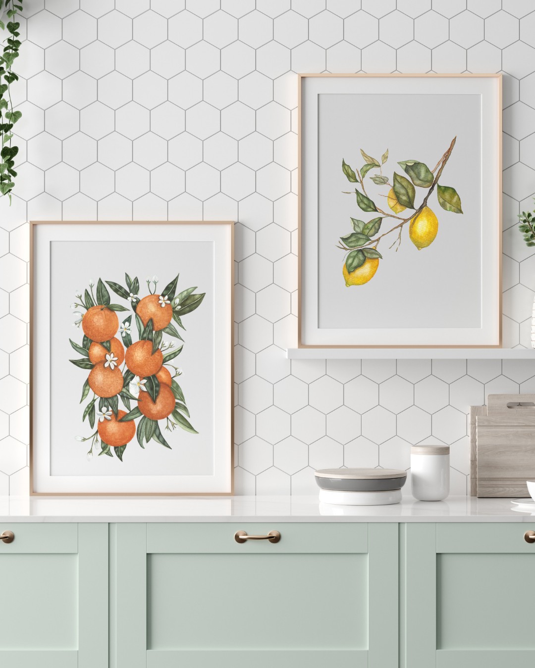 Wall art - A4 - Oranges - 107012 Wall art - A4 - Oranges