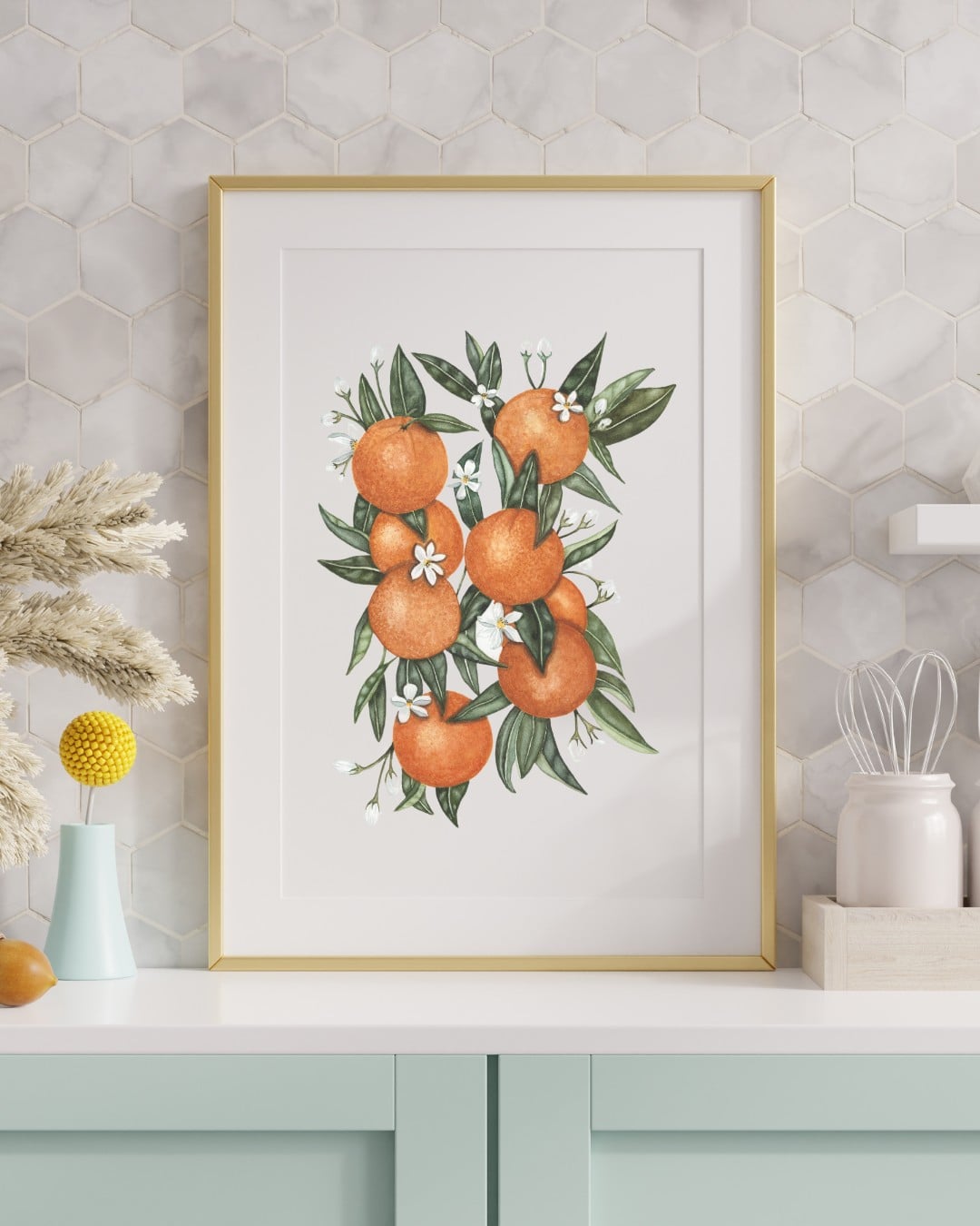 Wall art - A4 - Oranges - 107013 Wall art - A4 - Oranges