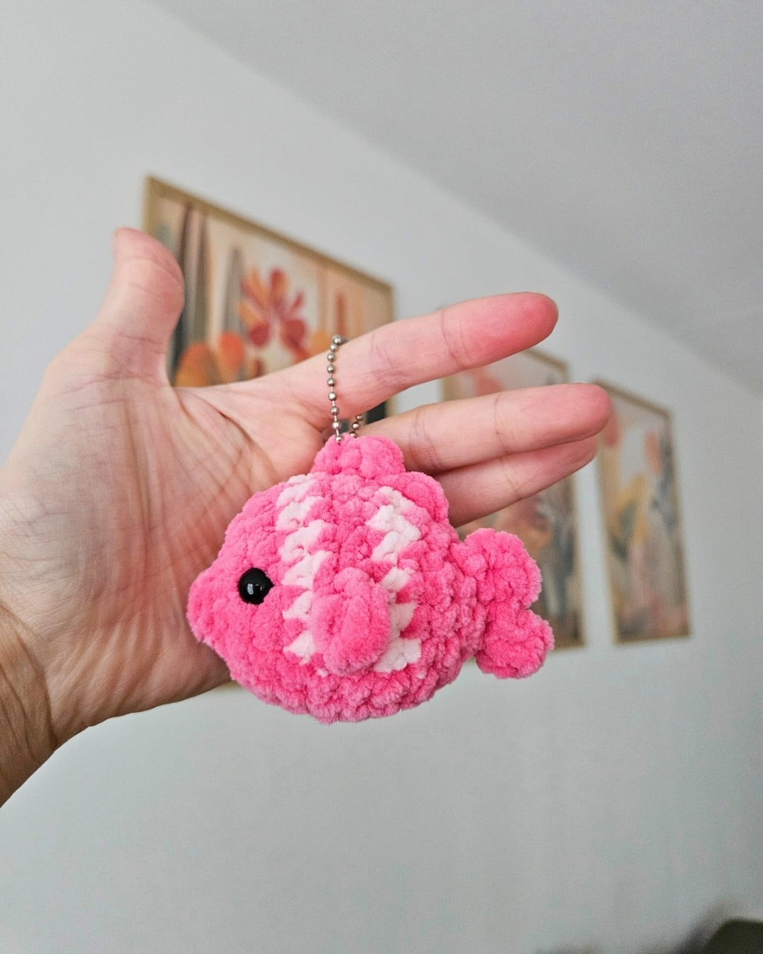 Vis sleutelhanger | Keychain | Verschillende kleuropties | Schattige sleutelhanger van vis