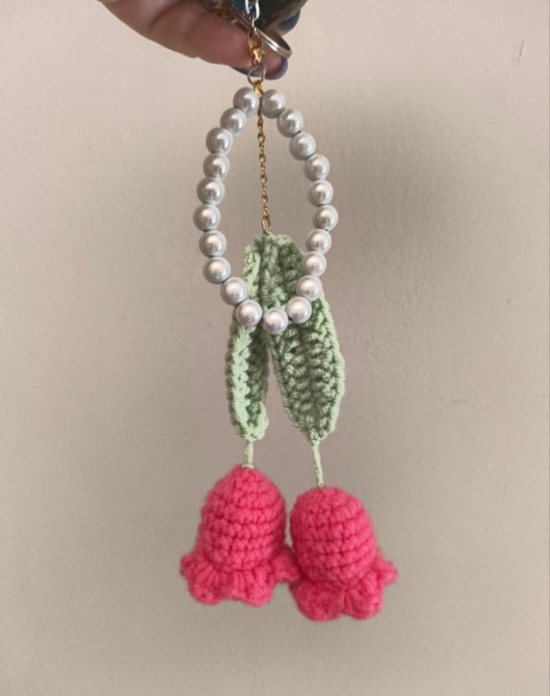 Secret garden rose sleutelhanger- roze - 144700 Secret garden rose sleutelhanger