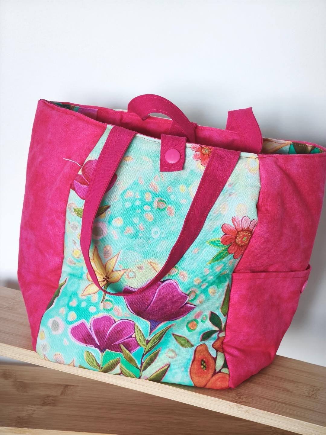 Handige Breitas met Bloemenprint – Rond