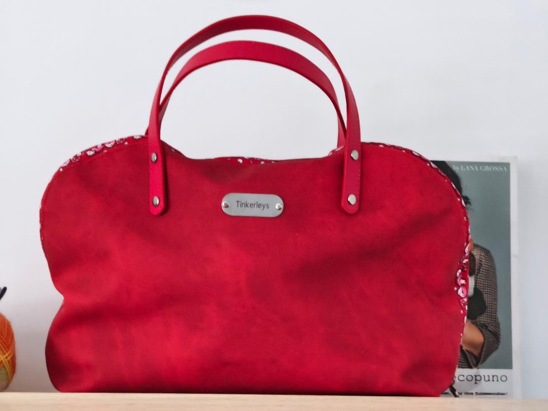 Handgemaakte brei- en haaktas – oma - 124077 Handgemaakte brei- en haaktas – oma