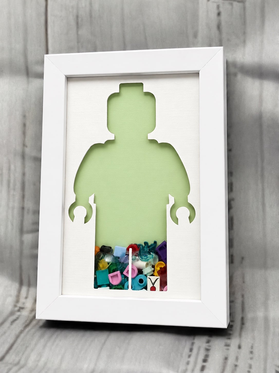 Licht groen β Unieke minifiguur display fotolijst (10x15 cm) voor Lβ¦ - 156149 Licht groen π Unieke minifiguur display fotolijst (10x15 cm) voor LEGO fans!
