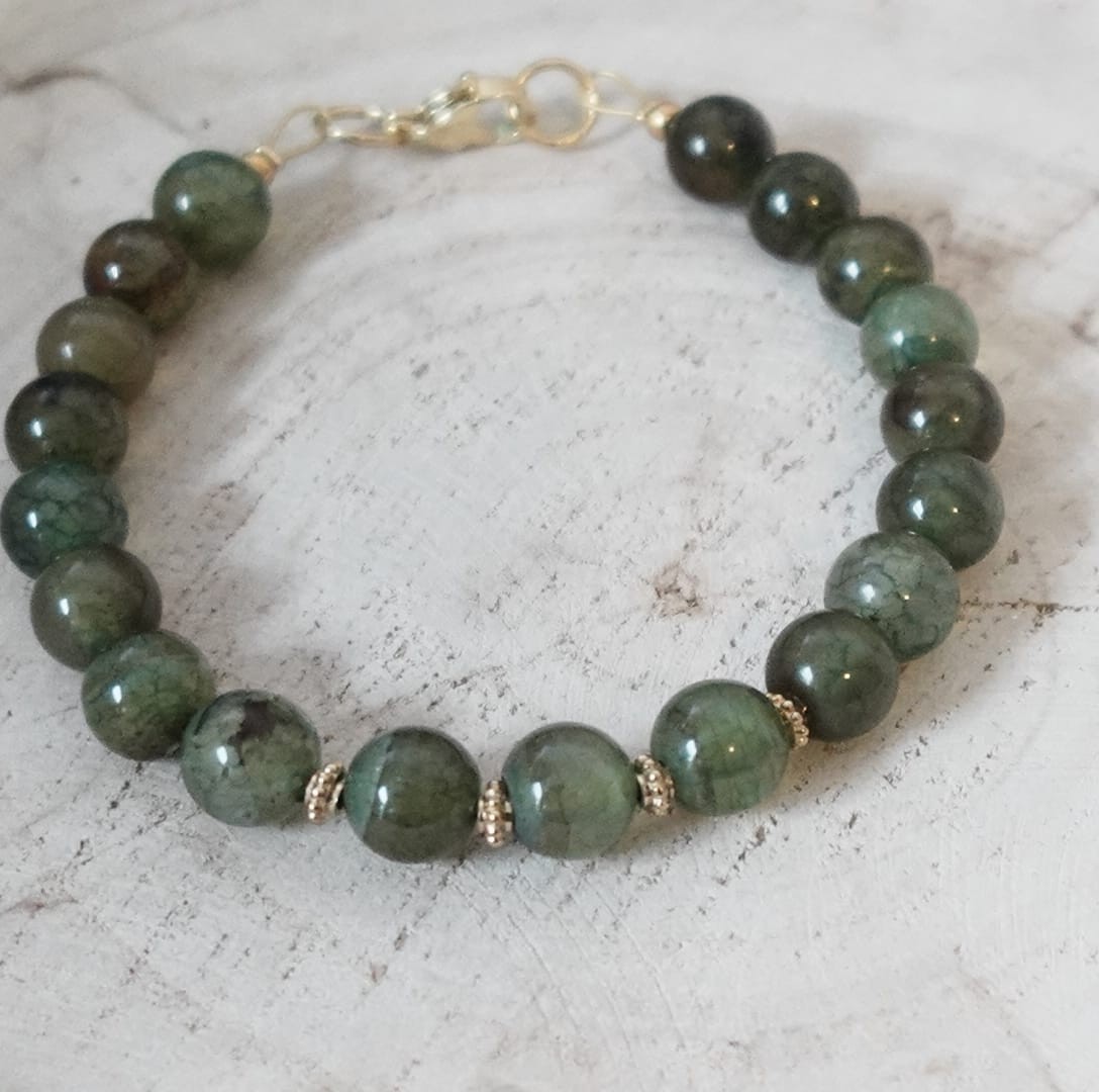 Groen Fluoriet Armband