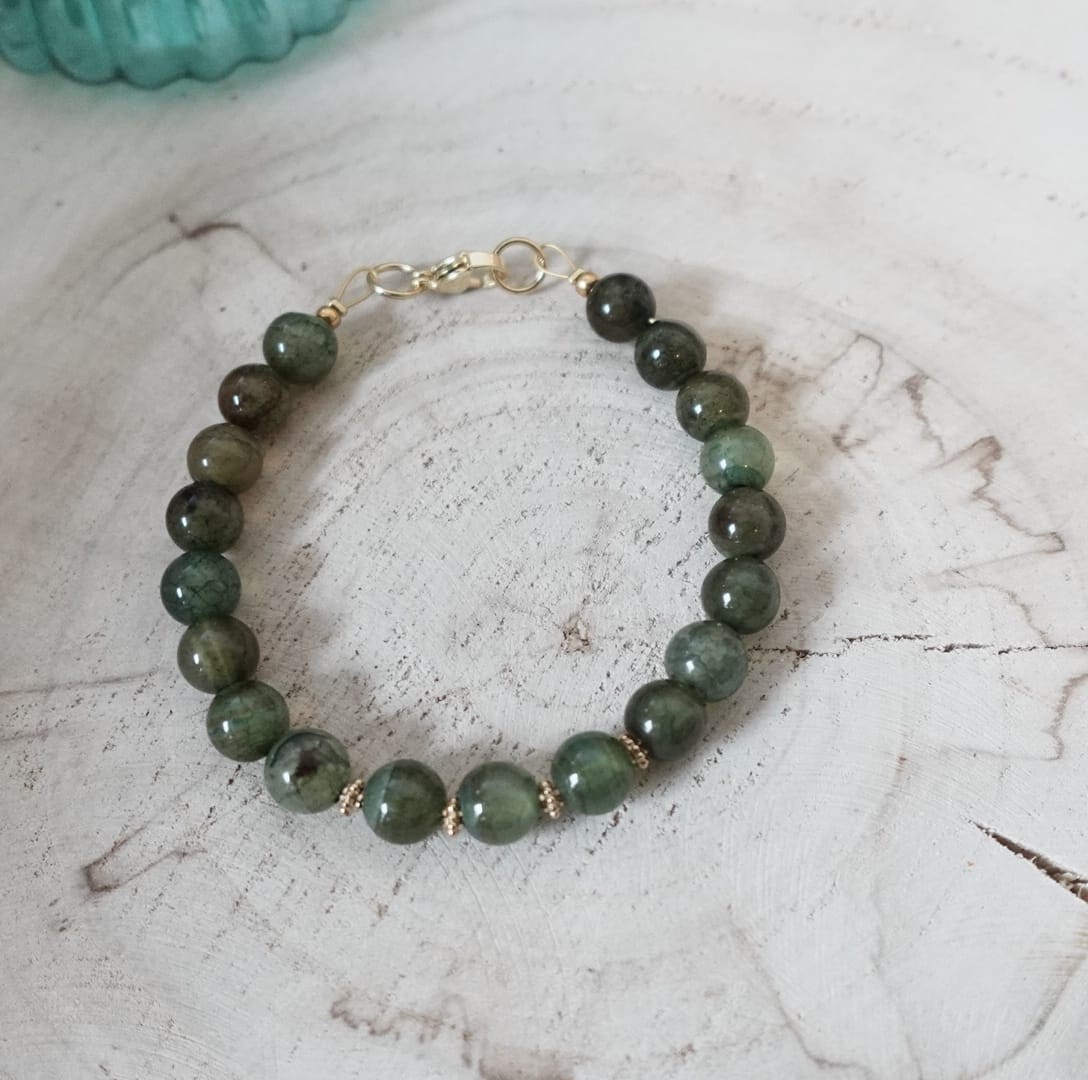 Groen Fluoriet Armband