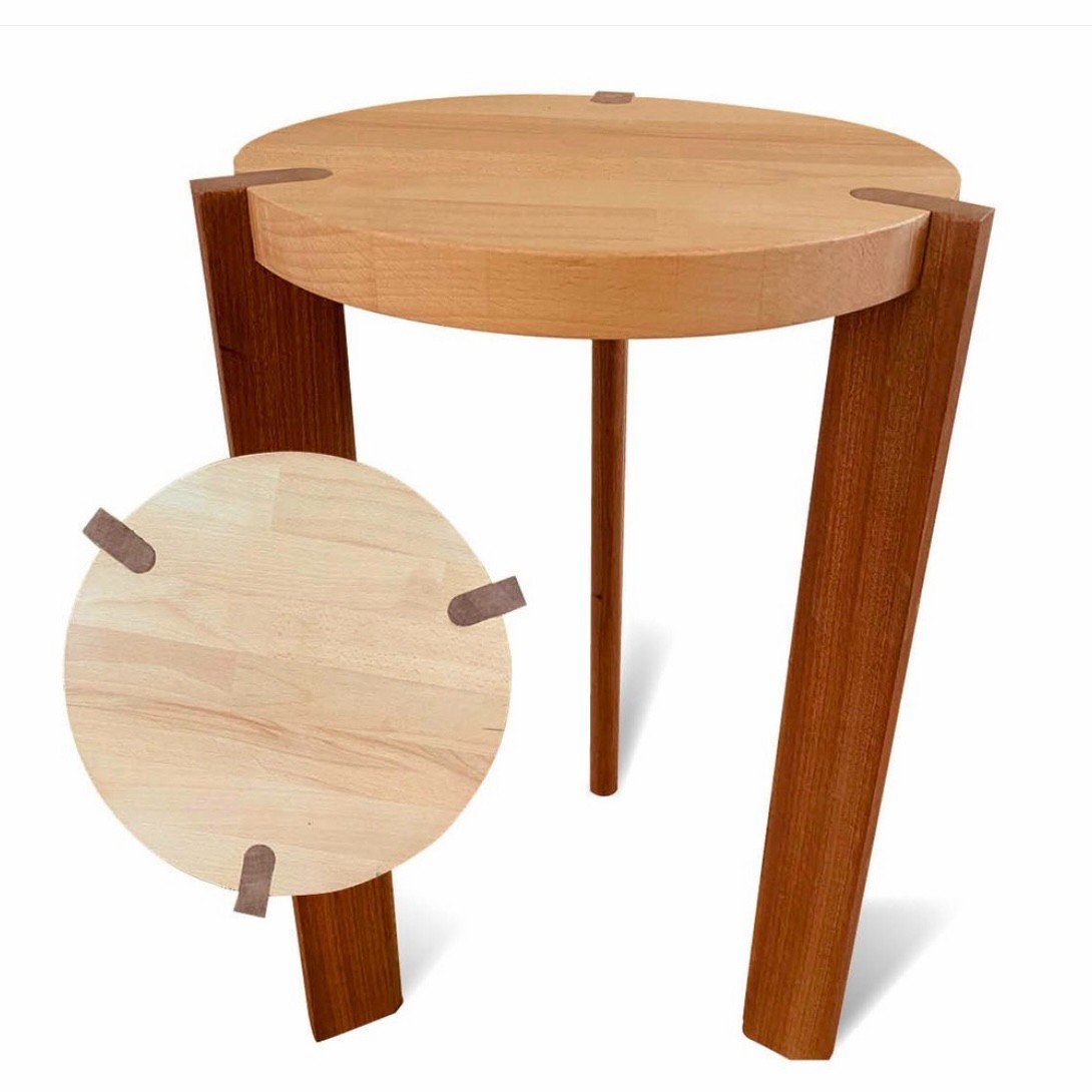Straight Handgemaakte bijzet tafel - 55981.jpeg Uniek model handgemaakte bijzettafel