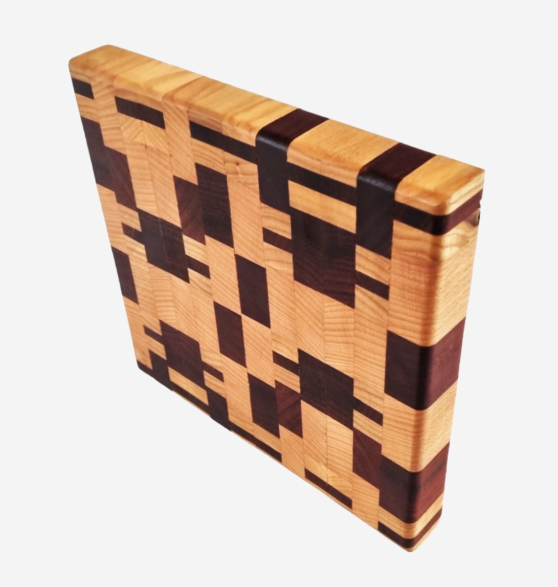 Hakblok van padouk en iepenhout - 105174 Hakblok van padouk en iepenhout