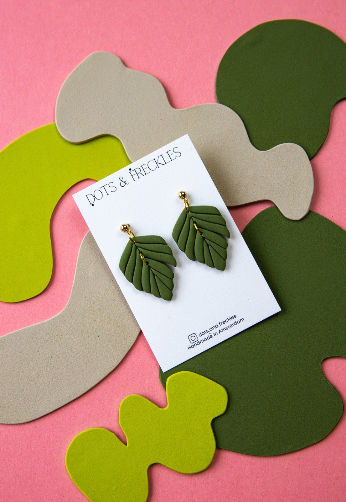 Lichte Statement Polymer Klei Oorbellen (19 kleuren verkrijgbaar) ILAYDA