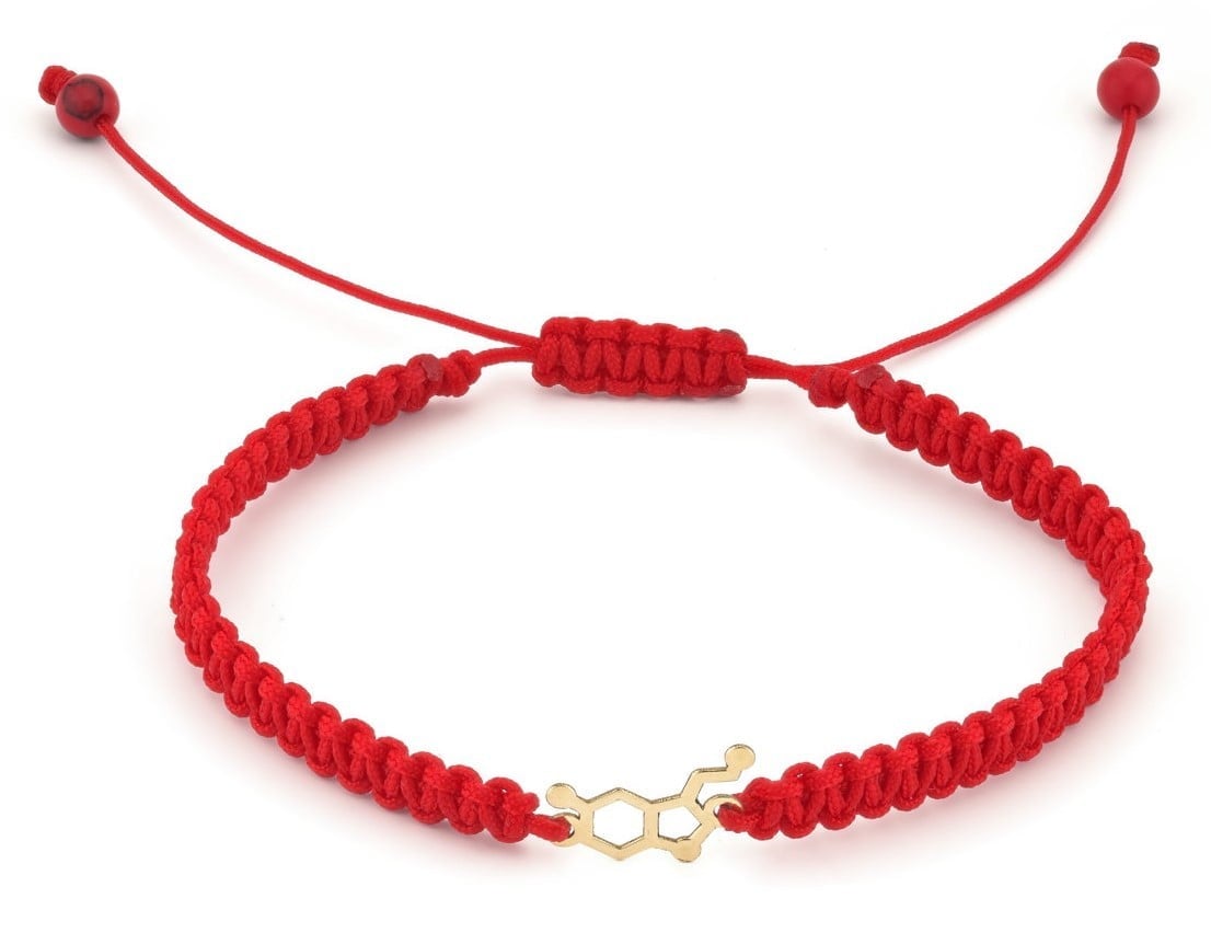 14 karaat geelgoud Gelukshormoon serotonine armband - 54621.jpeg 14 karaat geelgoud Gelukshormoon serotonine armband