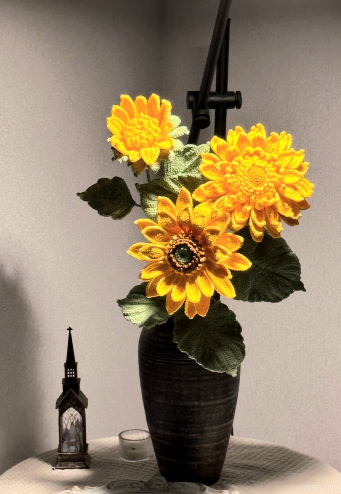 Handgemaakte Van Gogh Zonnebloemen – Ambachtelijk Gehaakt Kunstwerk