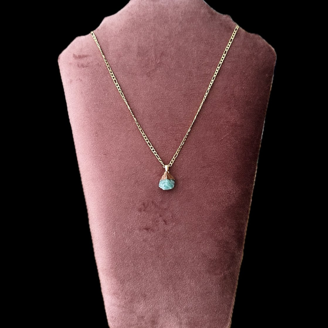 Ketting met edelsteen Amazoniet - 29248 Ketting met edelsteen Amazoniet