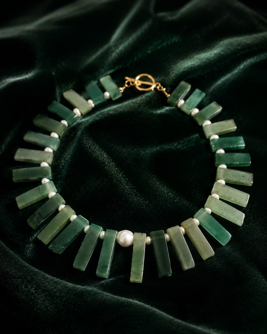 Aventurijn ketting - 128136 Aventurijn ketting