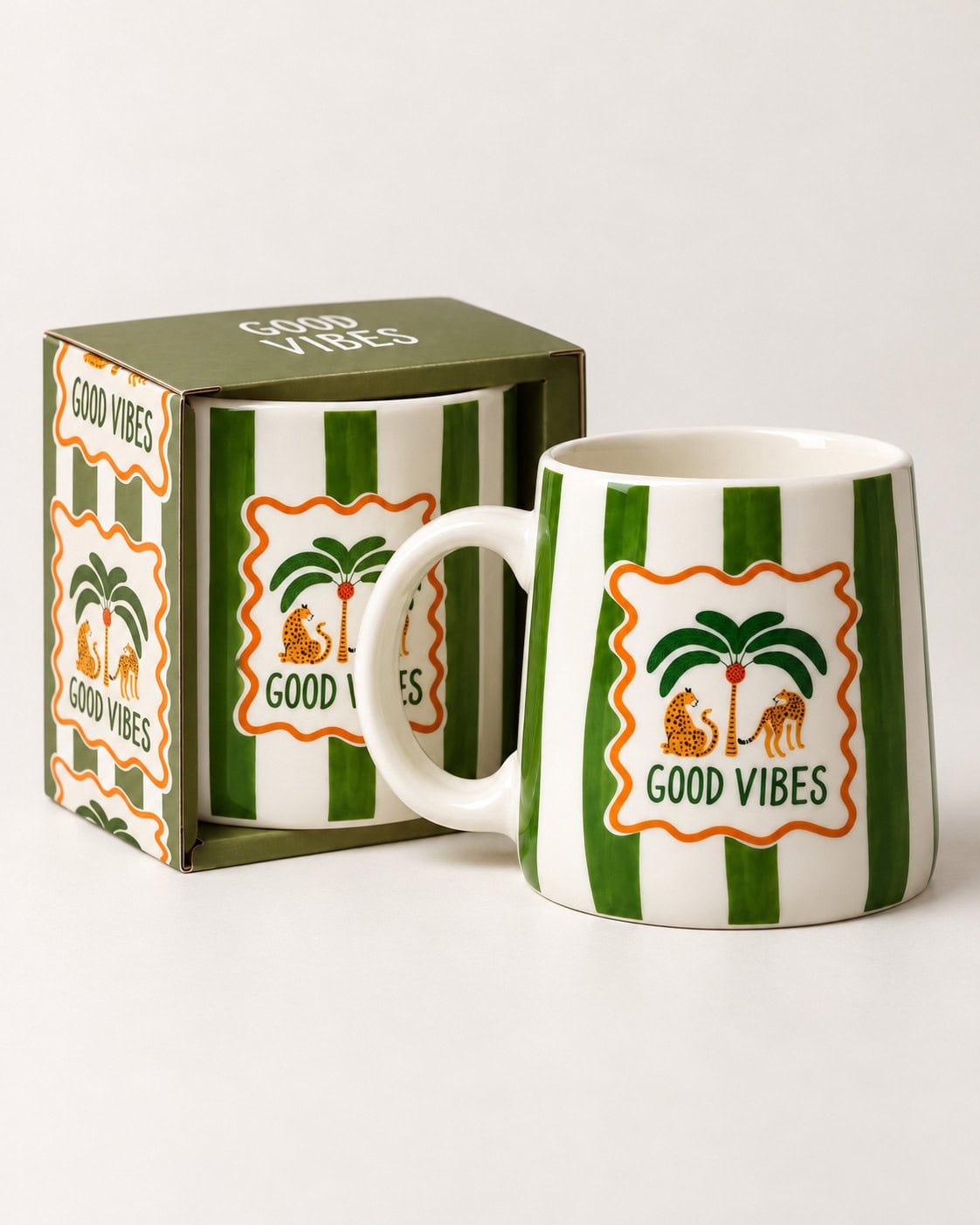 Mok Good Vibes met cadeaudoosje - 156213 Mok Good Vibes met cadeaudoosje