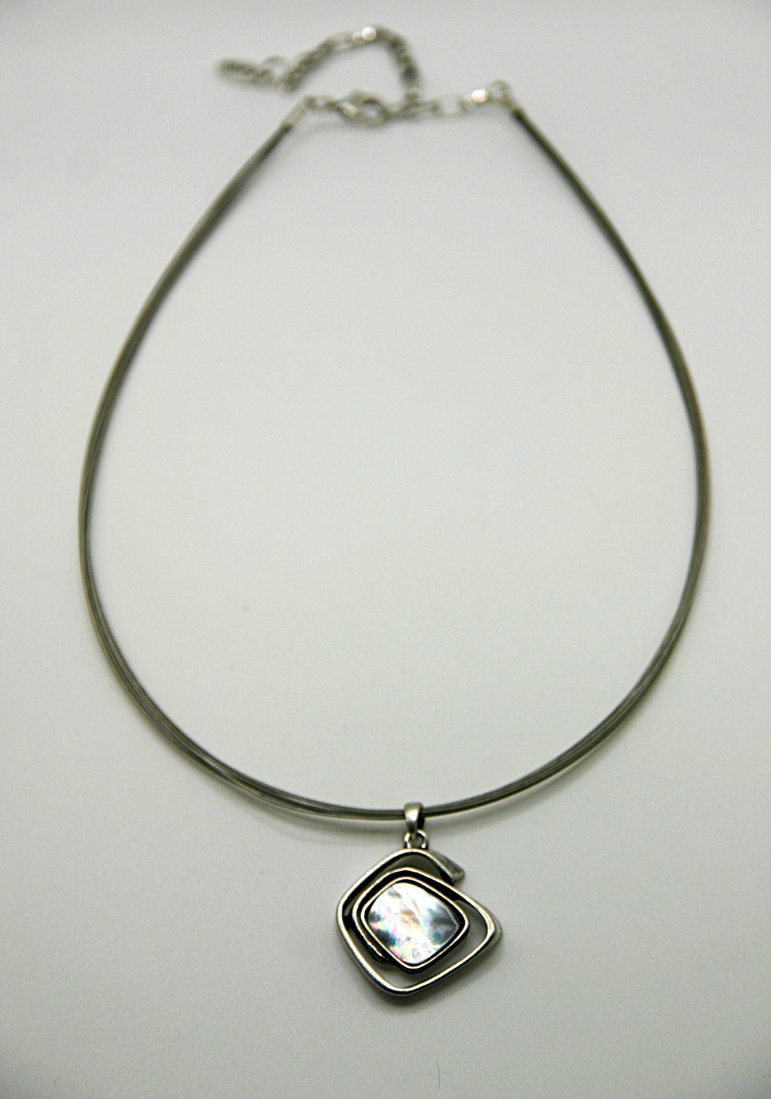 Ringed Stone ketting met hanger