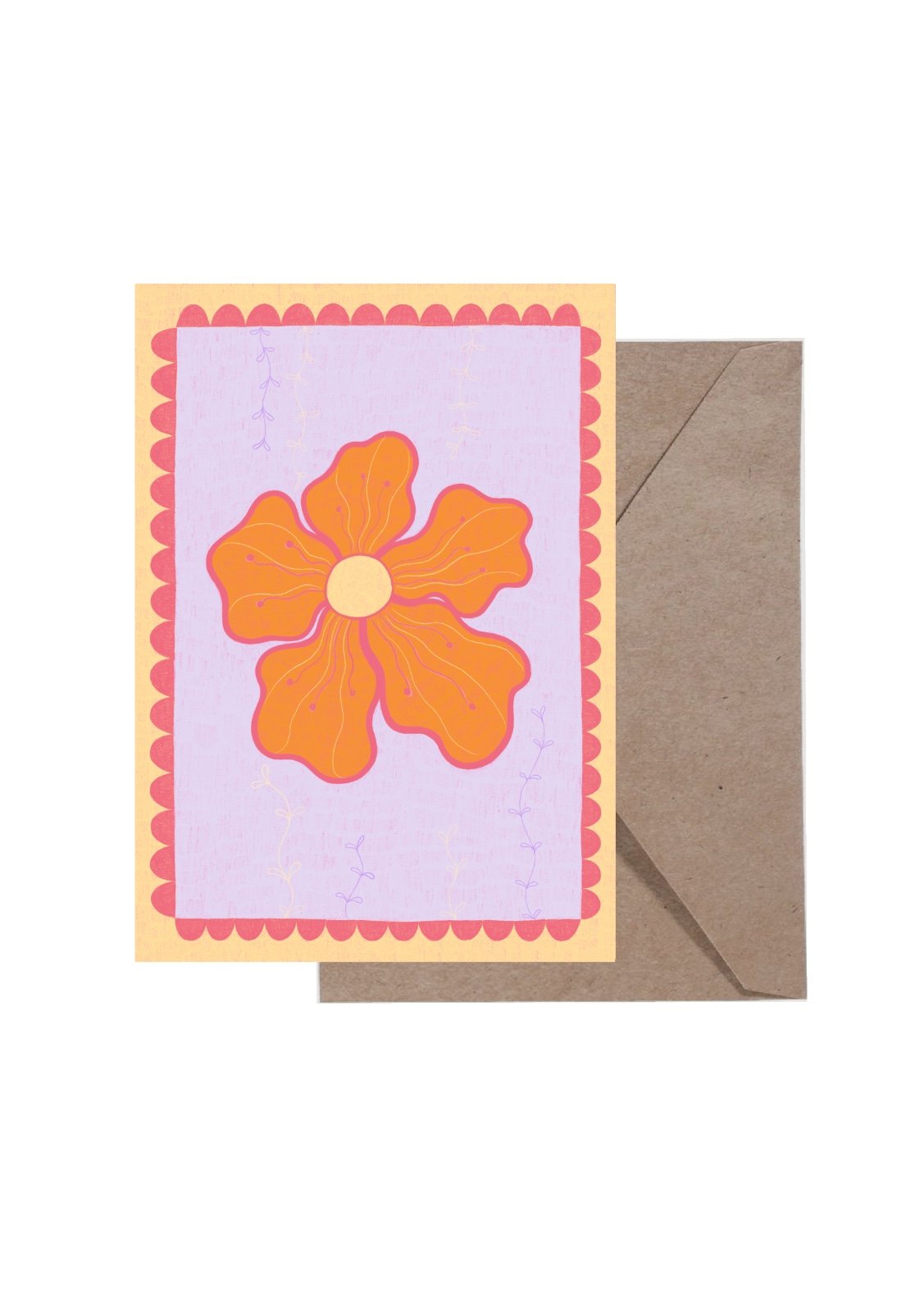 Flower kaartje A6 - 93975 Flower kaartje A6