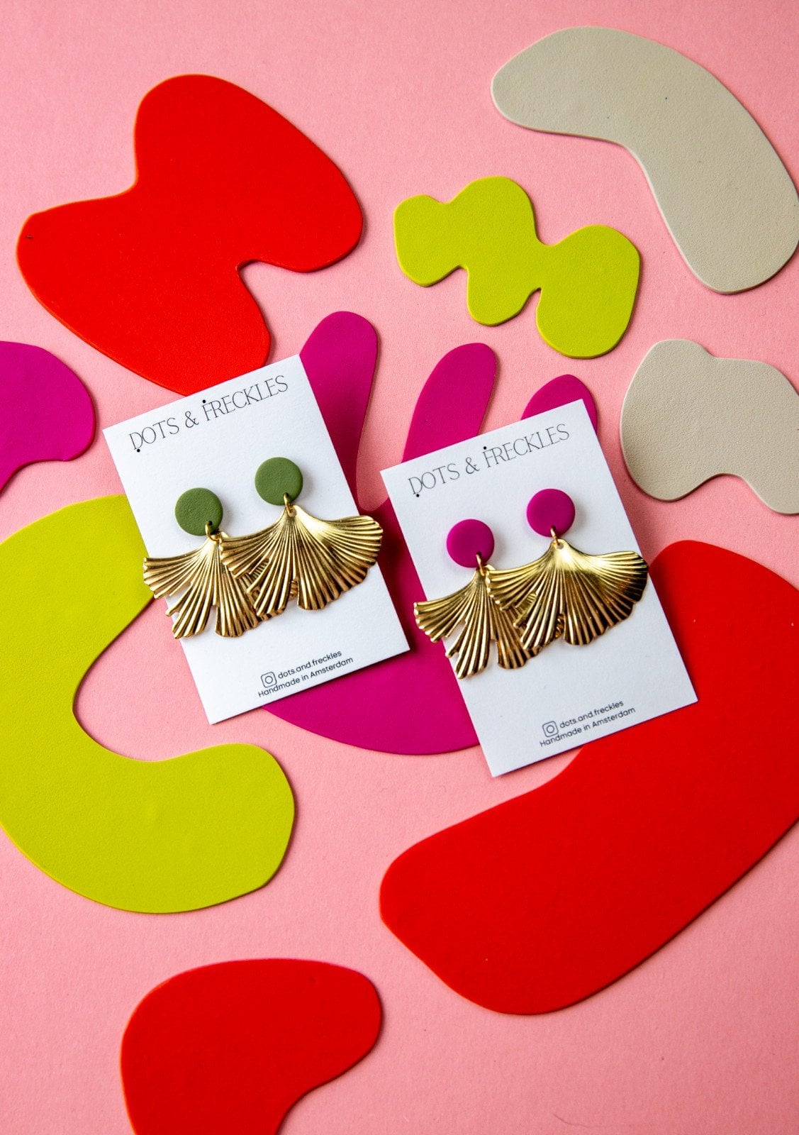 Lichte Statement Polymer Klei Oorbellen (19 kleuren verkrijgbaar) MAR… - 100421 Lichte Statement Polymer Klei Oorbellen (19 kleuren verkrijgbaar) MARGA