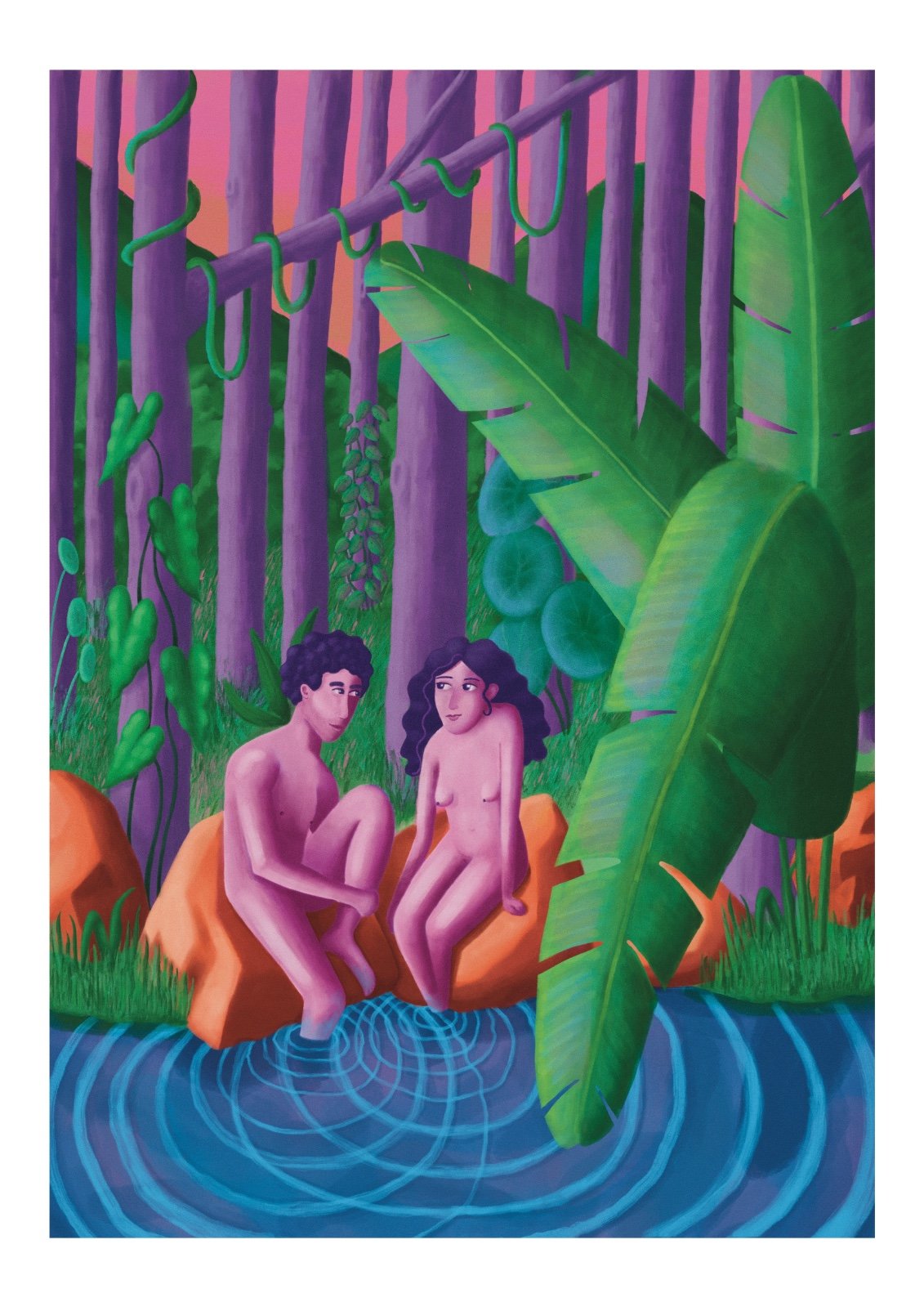 Print illustratie ‘Bos’ - A3