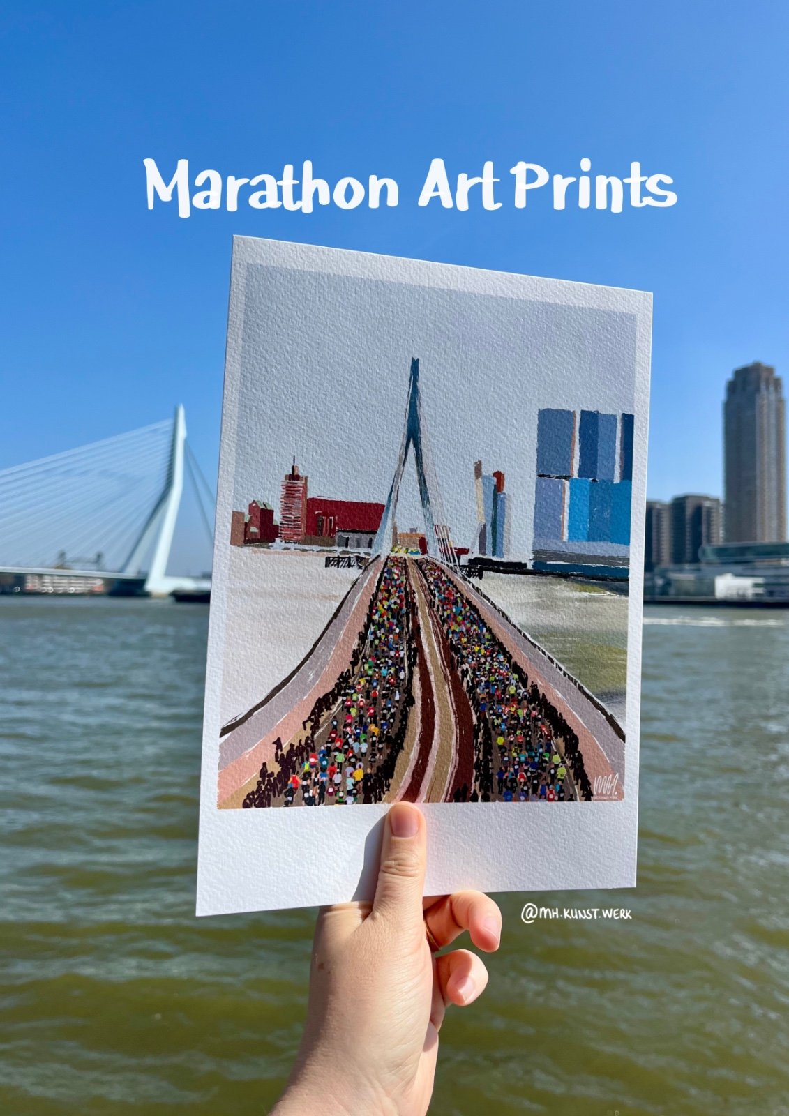 Rotterdam Marathon art print
