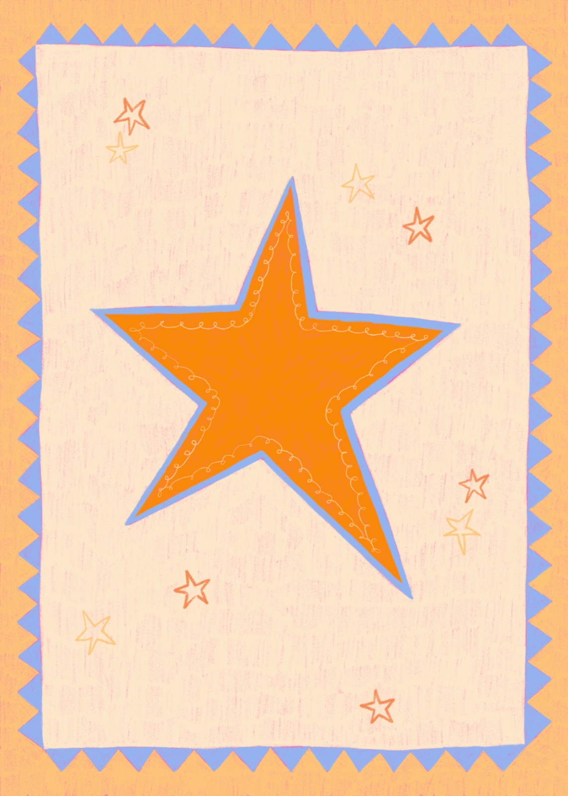 Star kaartje A6 - 93958 Star kaartje A6