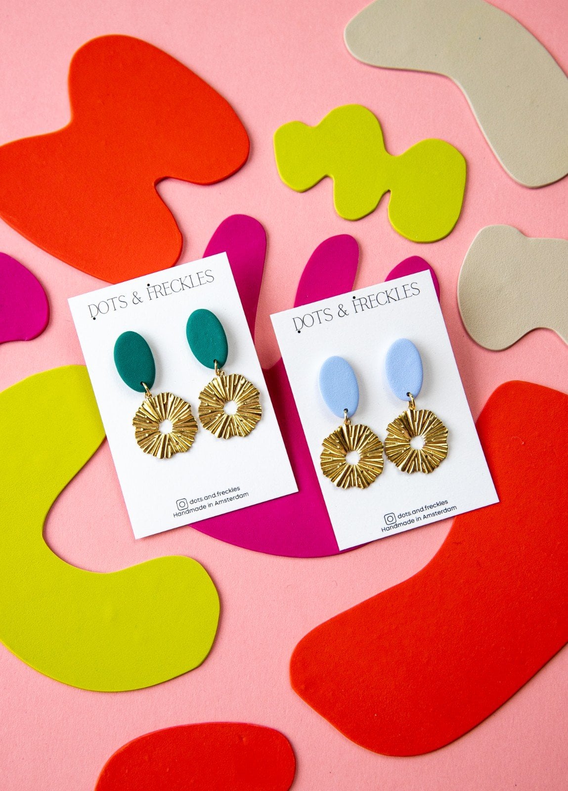 Lichte Statement Polymer Klei Oorbellen (19 kleuren verkrijgbaar) HAR… - 100424 Lichte Statement Polymer Klei Oorbellen (19 kleuren verkrijgbaar) HARPER