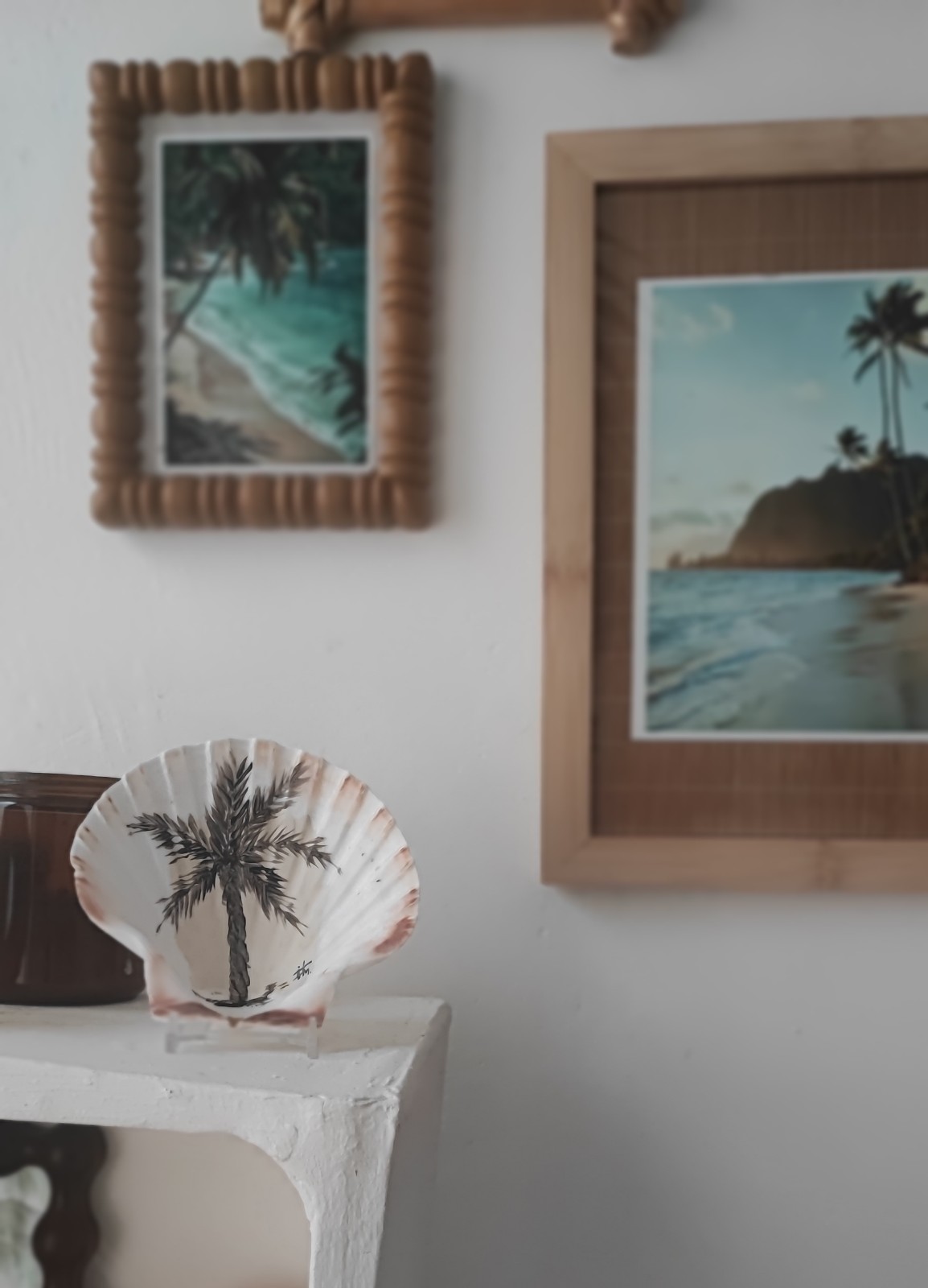 Palm op schelp - 99599 Palmboom op schelp