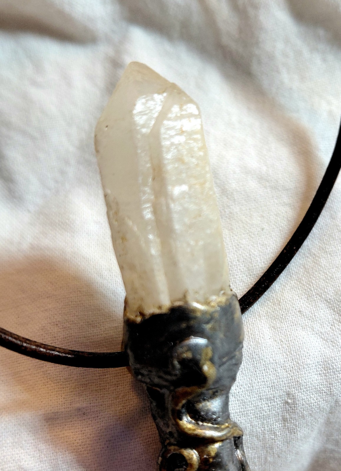 Fairy ketting auraliet, citrien en mosagaat
