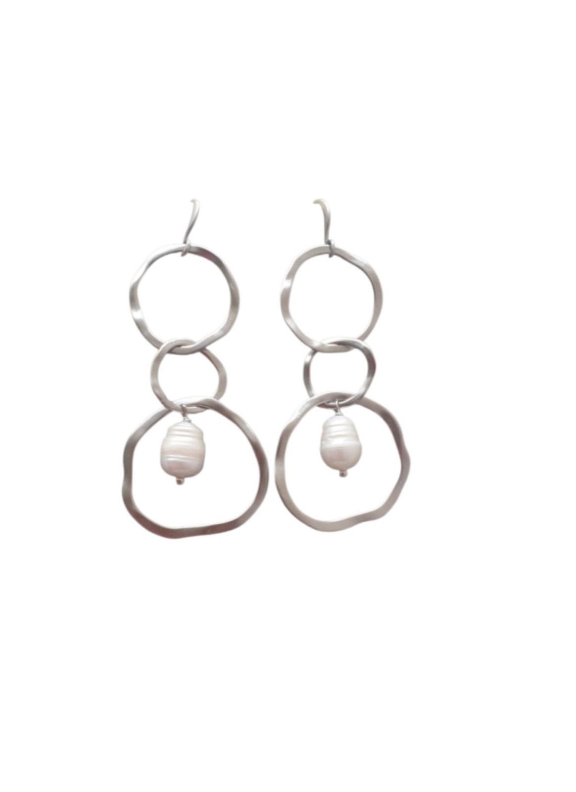 Zoetwater parel oorbellen