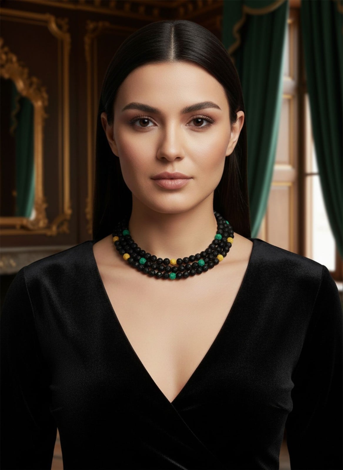 Gemengde lava ketting