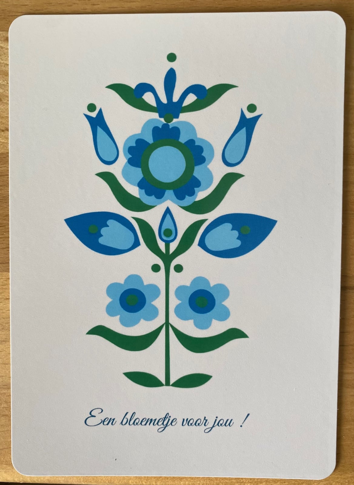 Folklore bloem kaart - 124002 Folklore bloem kaart