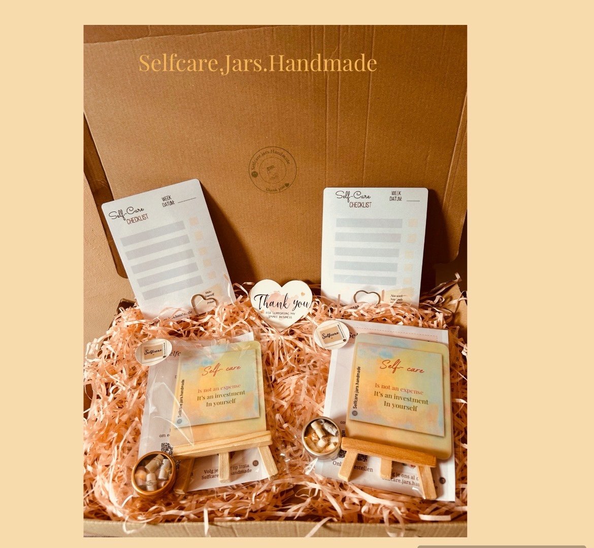 Gift box - Two gifts- Remind you of selfcare - 104200 Gift box - 2 kado's - Maak tijd voor selfcare