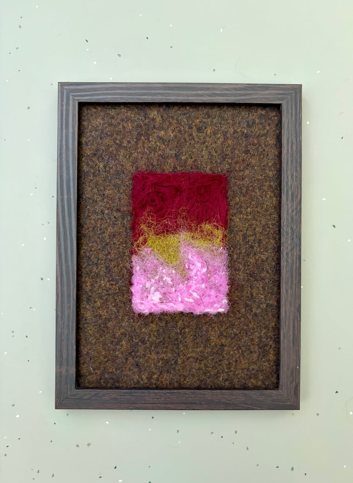 Zachte herfst - wanddecoratie in wol