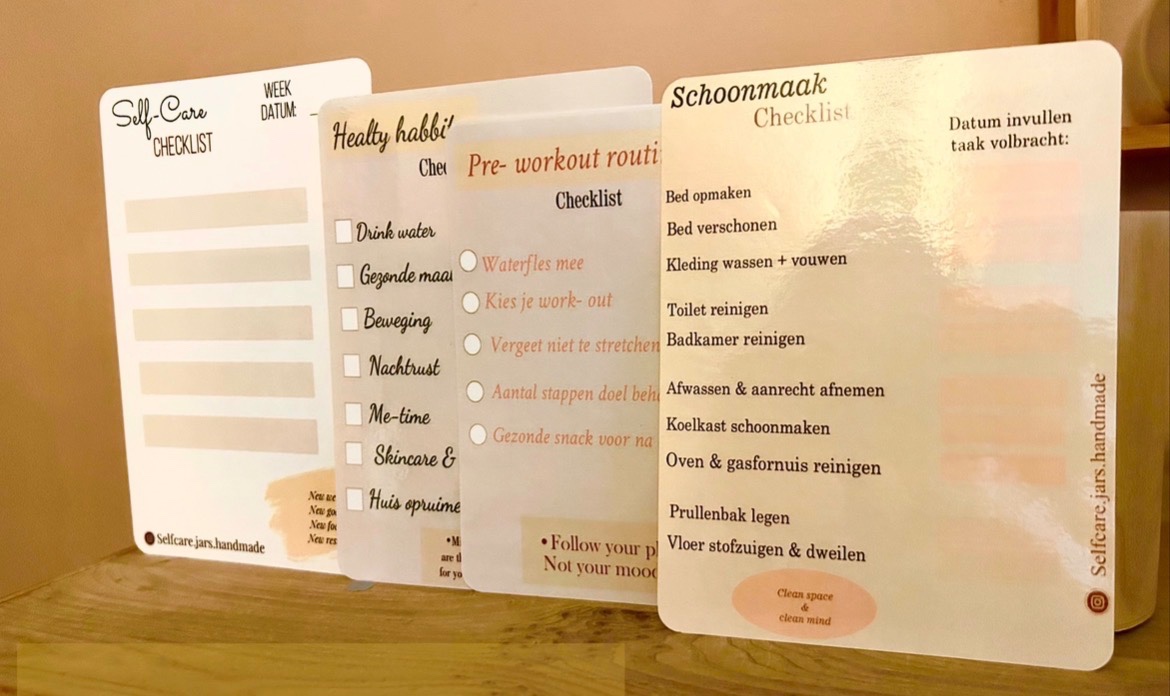 set ~Good Intentions~ checklisten