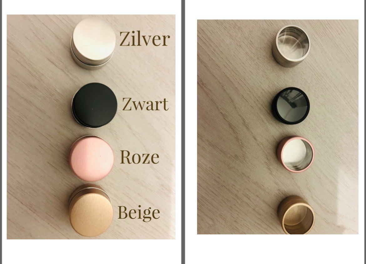 6 goodiebaggs met 6  mini jars  ( pakket)