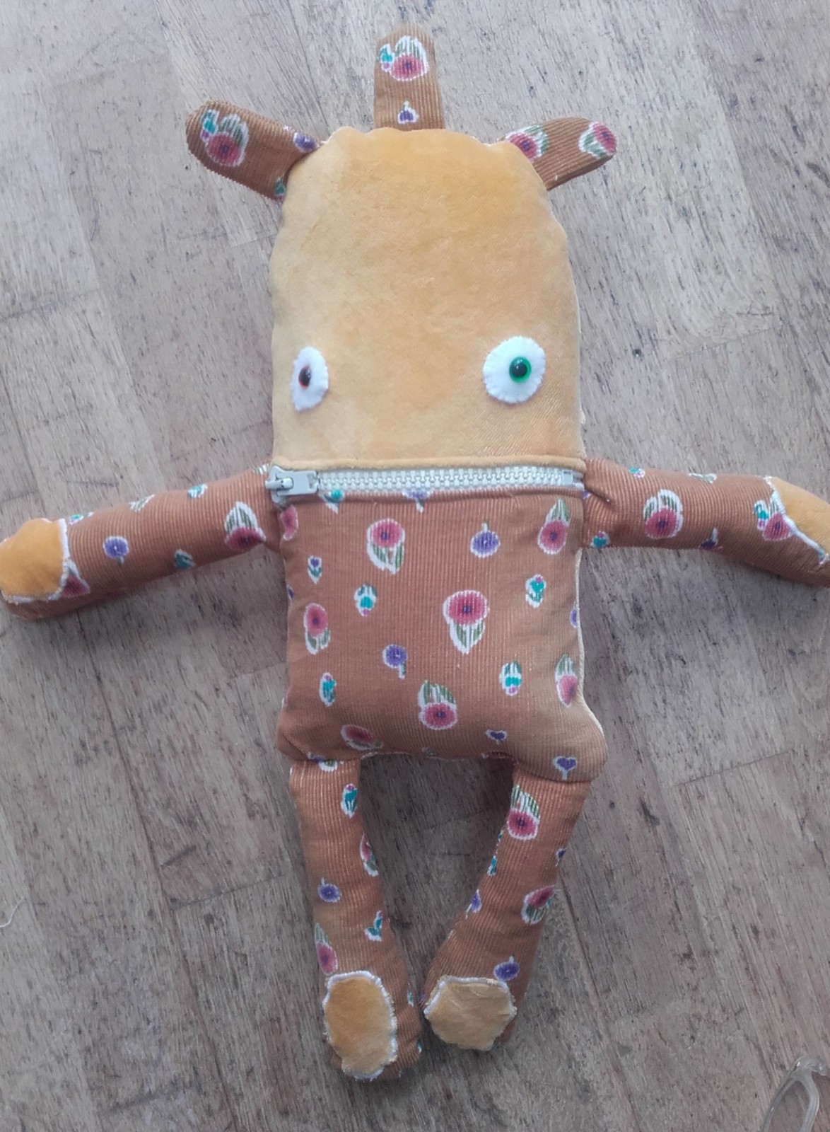 Zorgenvriendje op bestelling gemaakt