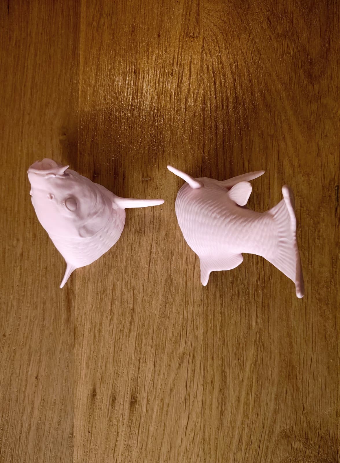 Pastel Pink Koi fish window art