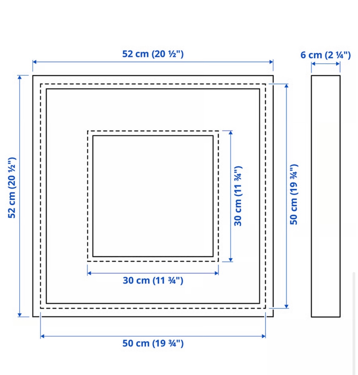 Landschapschilderij ‘Sea Breeze’ – Acryl op Hout (30x30cm) - 102469 Landschapschilderij Blauwgroen & Wit – Acryl op Hout 50x50cm – ‘Sea Breeze’