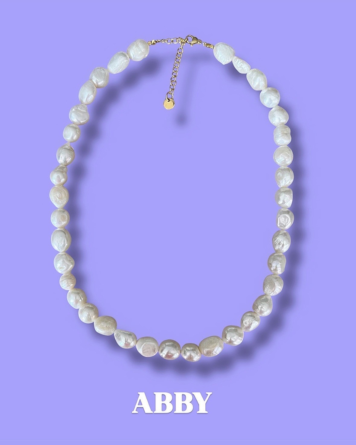 Ketting van zoetwaterparels